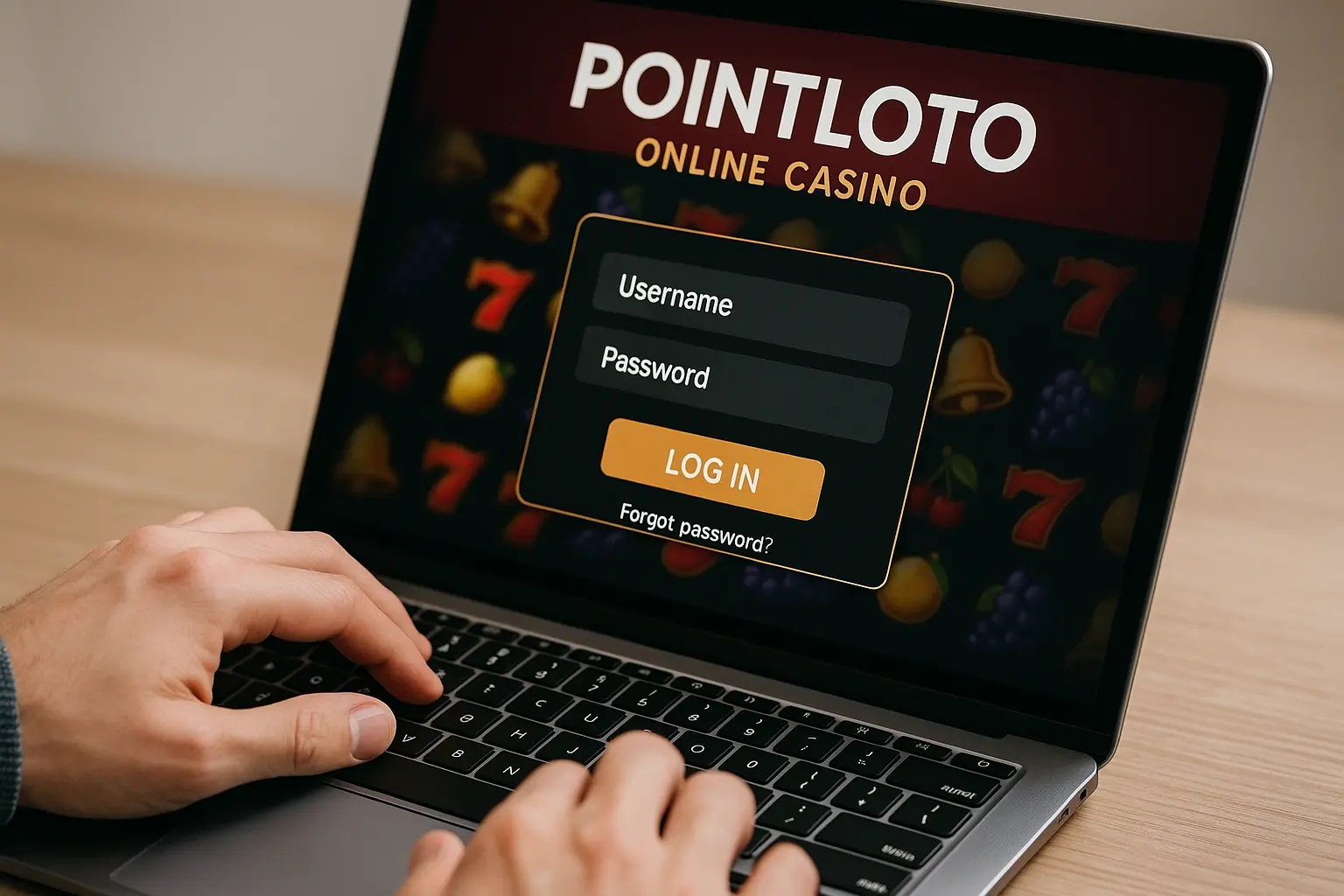 реєстрація та вхід у Pointloto